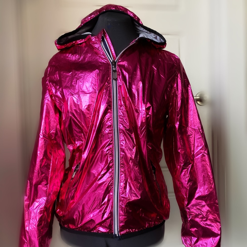 METALLIC FULL ZIP HOODIE